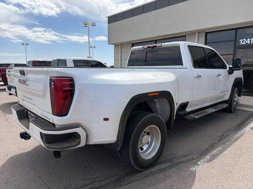 White Frost Tri-Coat 2024 GMC Sierra 3500 Denali