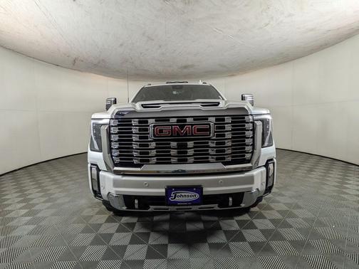 White Frost Tri-Coat 2024 GMC Sierra 3500 Denali