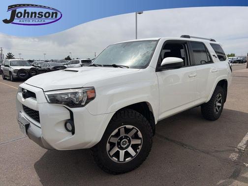 Super White 2018 Toyota 4Runner Sport
