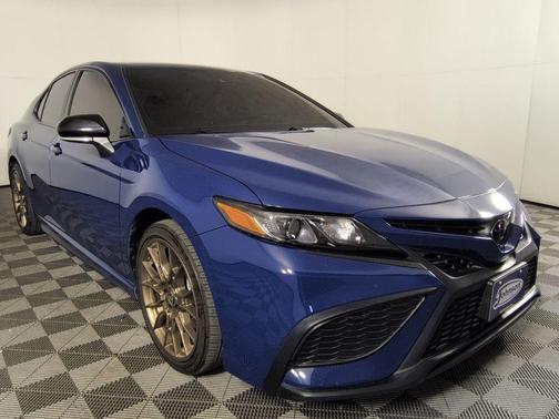 Blue 2023 Toyota Camry SE Nightshade