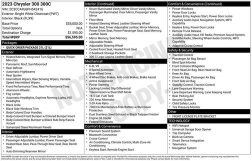 2023 Chrysler 300 