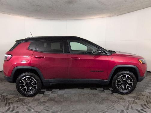 Red 2025 Jeep Compass Trailhawk