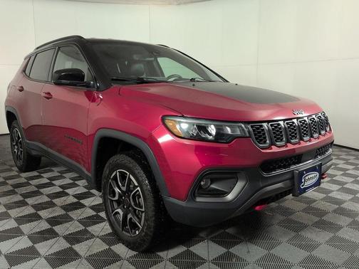 Red 2025 Jeep Compass Trailhawk
