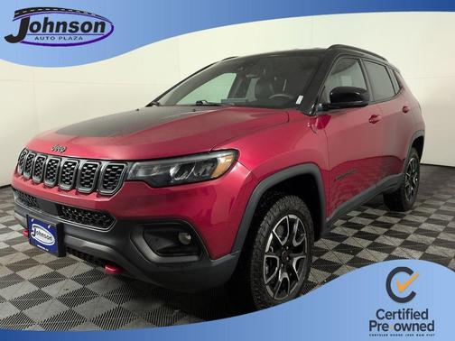 Red 2025 Jeep Compass Trailhawk