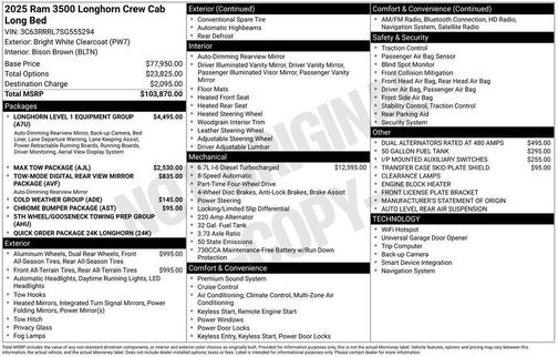 2025 RAM 3500 Limited