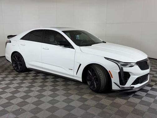 Summit White 2022 Cadillac CT4-V Blackwing