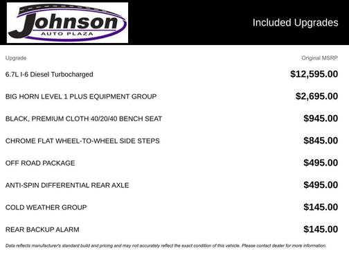 2025 RAM 2500 Big Horn