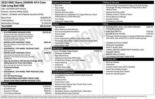 2023 GMC Sierra 3500 AT4