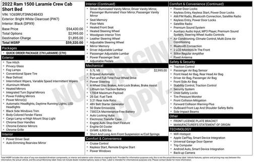 2022 RAM 1500 Laramie