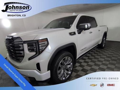White Frost Tri-Coat 2024 GMC Sierra 1500 Denali