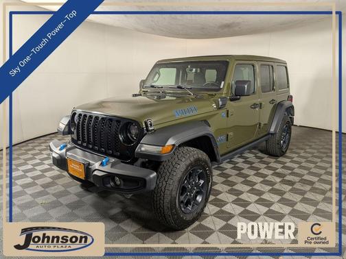 Sarge Green Clearcoat 2023 Jeep Wrangler 4xe Base