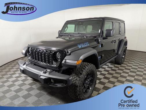 Black Clearcoat 2025 Jeep Wrangler 4xe Sport