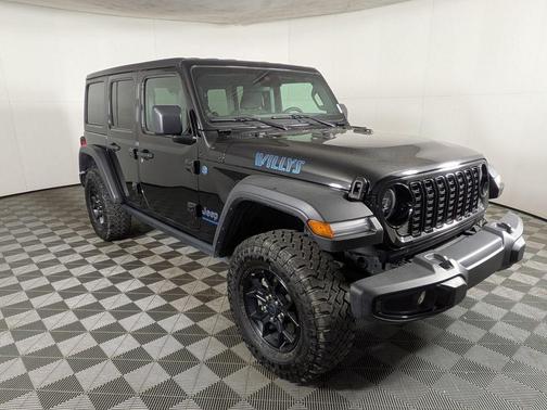 Black Clearcoat 2025 Jeep Wrangler 4xe Sport
