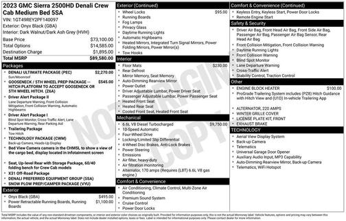 2023 GMC Sierra 2500 Denali