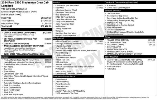 2024 RAM 2500 Tradesman