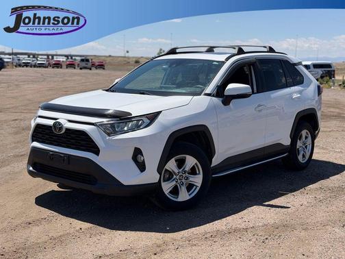 Super White 2019 Toyota RAV4 XLE