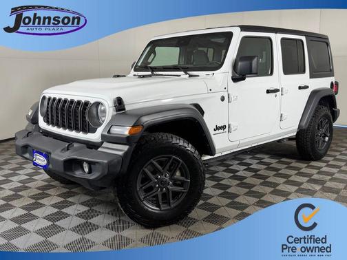 Bright White Clearcoat 2024 Jeep Wrangler Sport