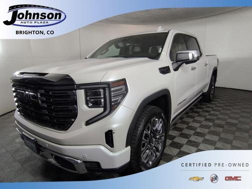White Frost Tri-Coat 2023 GMC Sierra 1500 Denali Ultimate