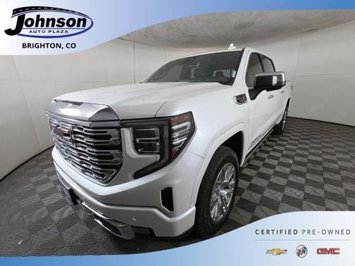 White Frost Tri-Coat 2022 GMC Sierra 1500 Denali
