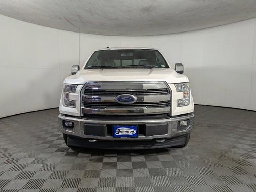 White Platinum Clearcoat Metallic 2017 Ford F-150 Lariat