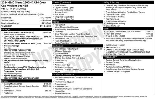 2024 GMC Sierra 2500 AT4