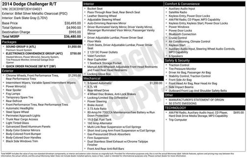 2014 Dodge Challenger R/T