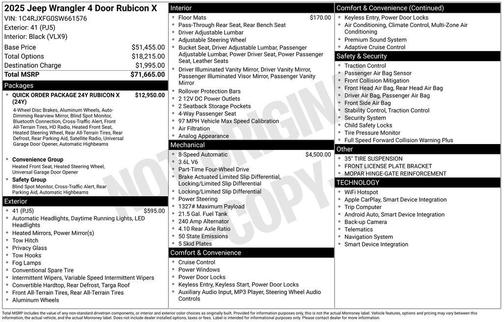 41 2025 Jeep Wrangler Rubicon