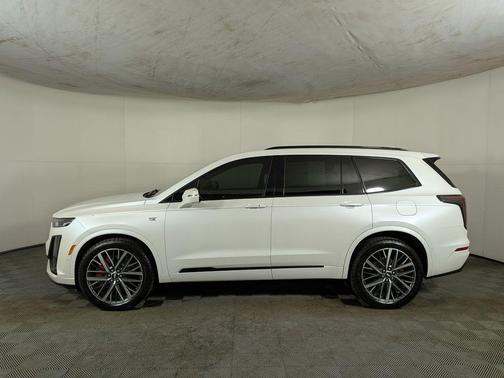 Crystal White Tri-Coat 2023 Cadillac XT6 Sport AWD