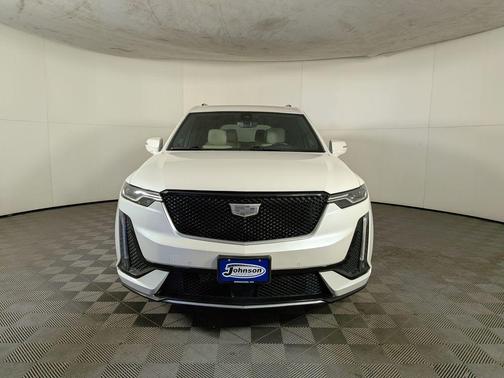 Crystal White Tri-Coat 2023 Cadillac XT6 Sport AWD