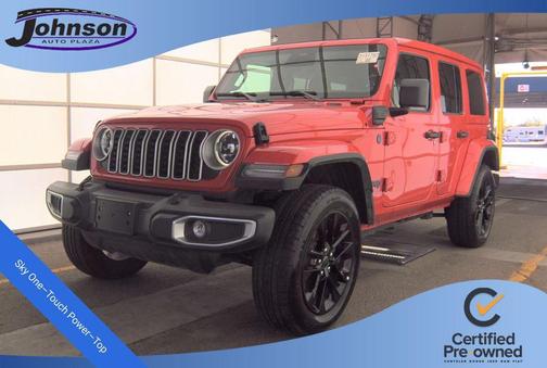 Firecracker Red Clearcoat 2025 Jeep Wrangler 4xe Sahara