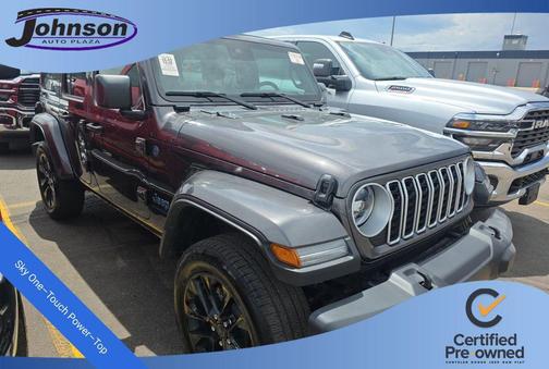 Granite Crystal Clearcoat Metallic 2025 Jeep Wrangler 4xe Sahara