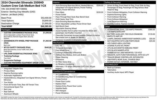 2024 Chevrolet Silverado 2500 Custom