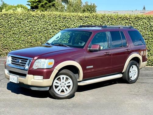 Dark Cherry Metallic 2008 Ford Explorer Eddie Bauer