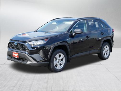 Midnight Black Metallic 2021 Toyota RAV4 Hybrid LE
