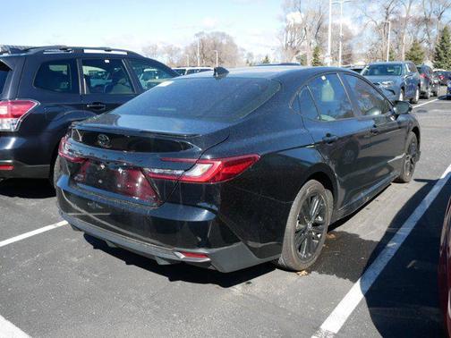 Midnight Black Metallic 2025 Toyota Camry SE