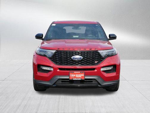Rapid Red Metallic Tinted Clearcoat 2022 Ford Explorer ST