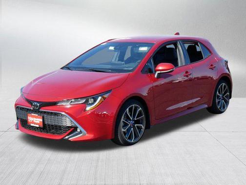 Supersonic Red w/Midnight Black 2021 Toyota Corolla XSE