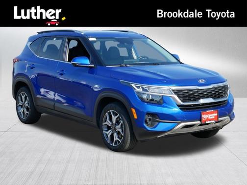 Neptune Blue 2021 Kia Seltos EX