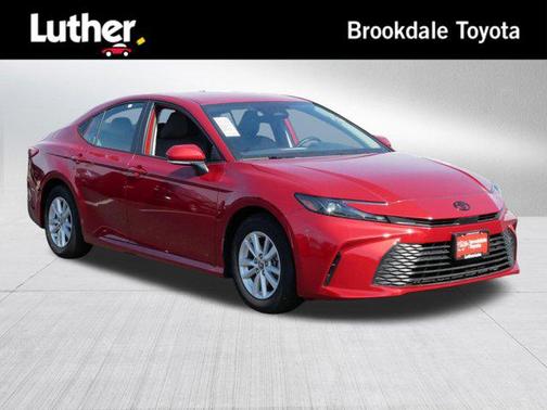 Supersonic Red 2025 Toyota Camry LE