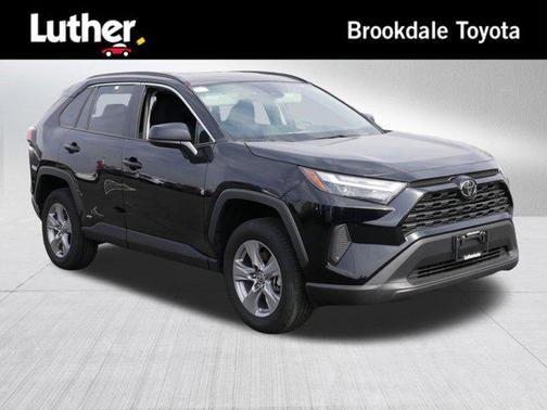 Midnight Black Metallic 2025 Toyota RAV4 Hybrid LE