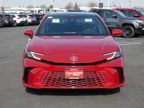 Supersonic Red 2025 Toyota Camry XSE