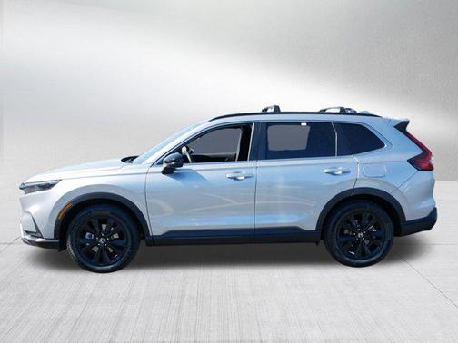 Solar Silver Metallic 2025 Honda CR-V Hybrid Sport Touring AWD