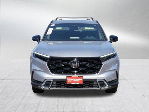 Solar Silver Metallic 2025 Honda CR-V Hybrid Sport Touring AWD
