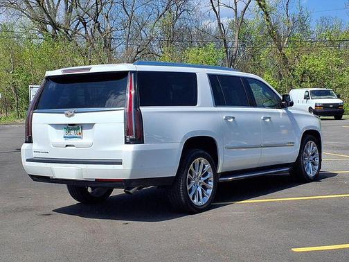 Crystal White Tricoat 2019 Cadillac Escalade ESV Luxury