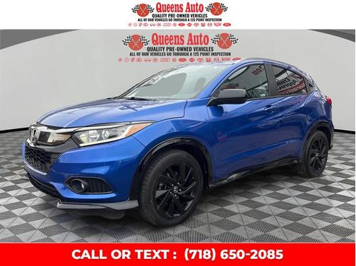 Aegean Blue Metallic 2021 Honda HR-V AWD Sport
