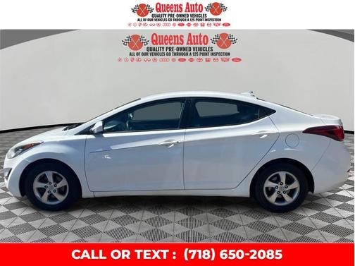 Pearl White 2014 Hyundai ELANTRA SE