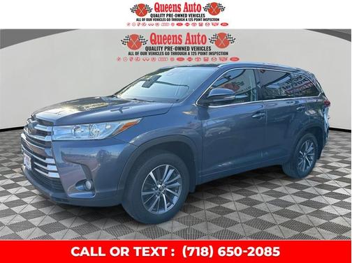 Shoreline Blue Pearl 2018 Toyota Highlander XLE