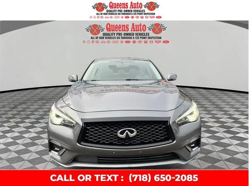 Black Obsidian 2019 INFINITI Q50 3.0t LUXE Sedan