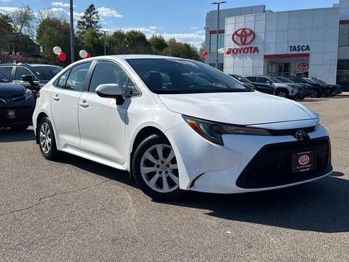White 2022 Toyota Corolla LE
