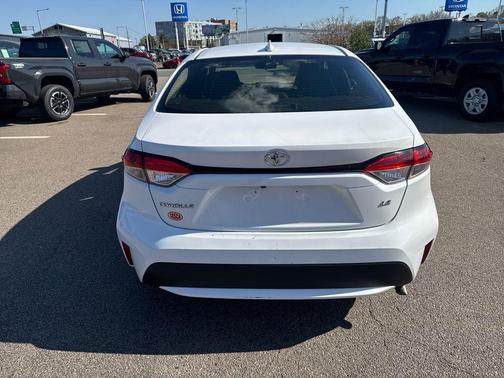 White 2022 Toyota Corolla LE